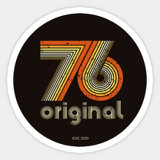 76 original logo Sticker